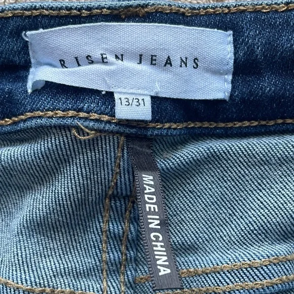 Risen 13/31 Denim Jeans - Picture 4 of 12